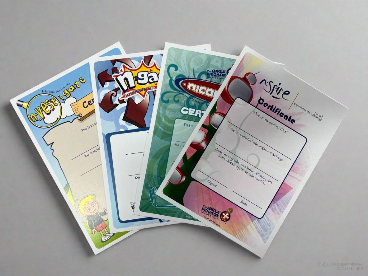 ACHIEVEMENT CERTIFICATES