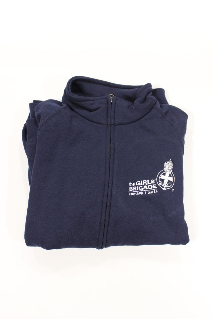 NAVY SWEATJACKET - FULL ZIP - LEADER