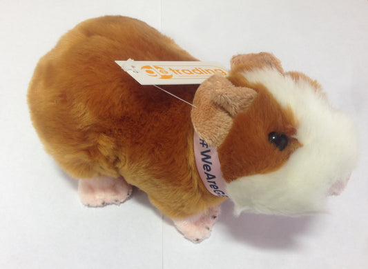 POPCORN THE GUINEA PIG WITH PINK GB RIBBON
