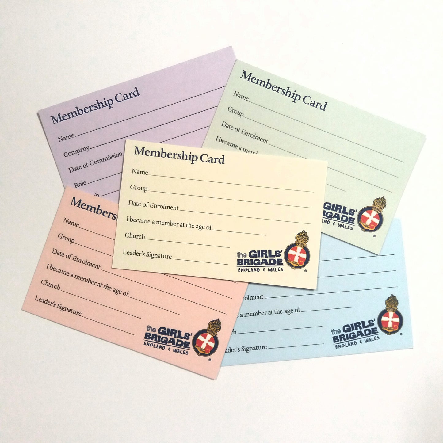 MEMBERSHIP CARDS (PACK OF10)