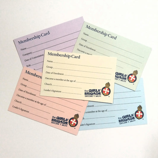 MEMBERSHIP CARDS (PACK OF10)